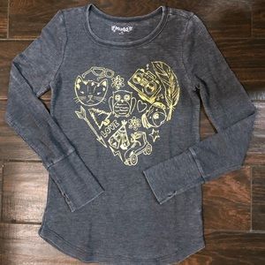 Mudd girls size 16 LS tee